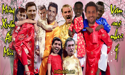 Ảnh vui Ronaldo, Messi và sao bóng đá háo hức đón Tết Ất Mùi